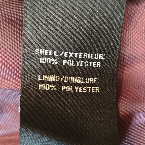 BAGATELLE Women's Water Repellent Spring Packable Rain Coat Sz: M - Merlot - Picture 11 of 11